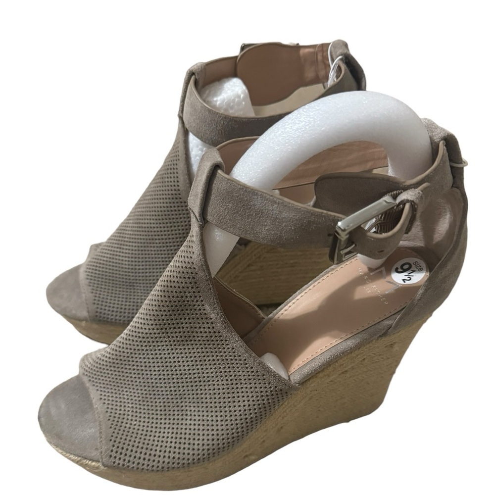 Alison High Strap Wedge by Marc Fisher in Taupe - Picture 5 of 12